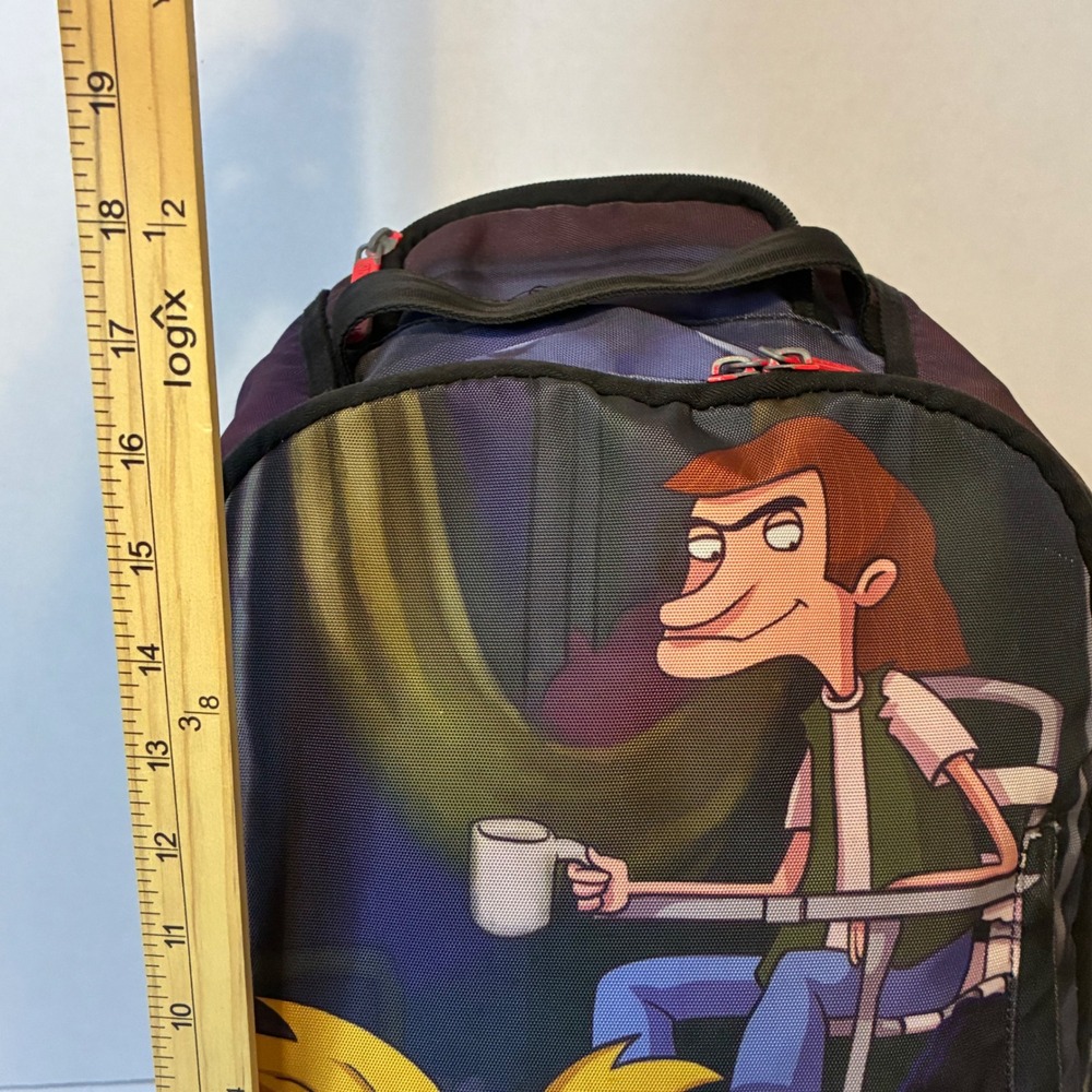 RARE Sprayground x Nickelodeon Hey Arnold Backpack School Streetwear Graphic Bag - Picture 10 of 17